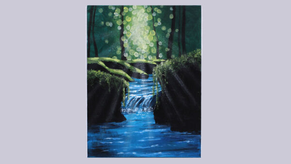 Acrylic Painting Class: Water Fall