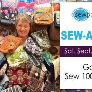 Sew-A-Thon purse sewing event for the SewPowerful Fundraiser