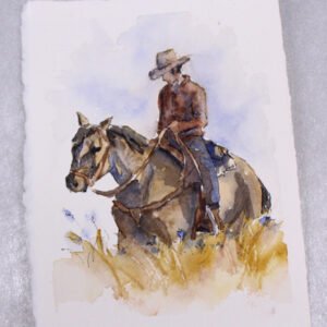 Watercolor Painting Class: Cowboy