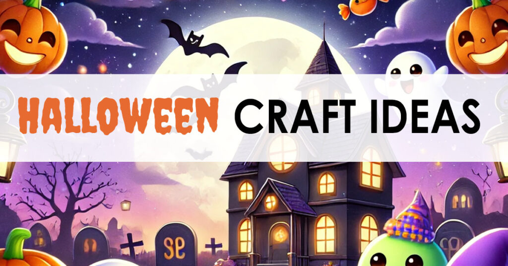 Craft Ideas for Halloween - supplies available at our Monore store.