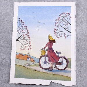 Watercolor painting class: Bicycle