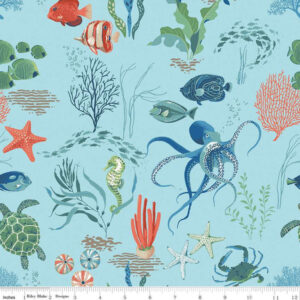 FREE AS THE OCEAN fabric by Lisa Audit for Riley Blake Designs