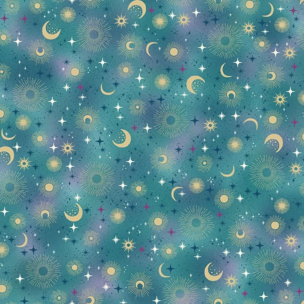 LUNA fabric by Makower UK