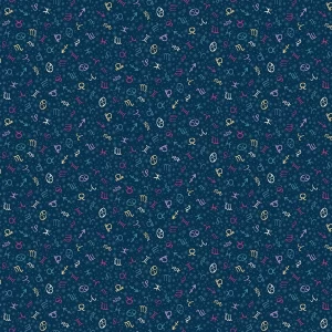 LUNA fabric by Makower UK