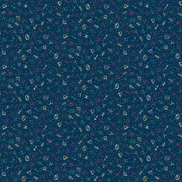LUNA fabric by Makower UK