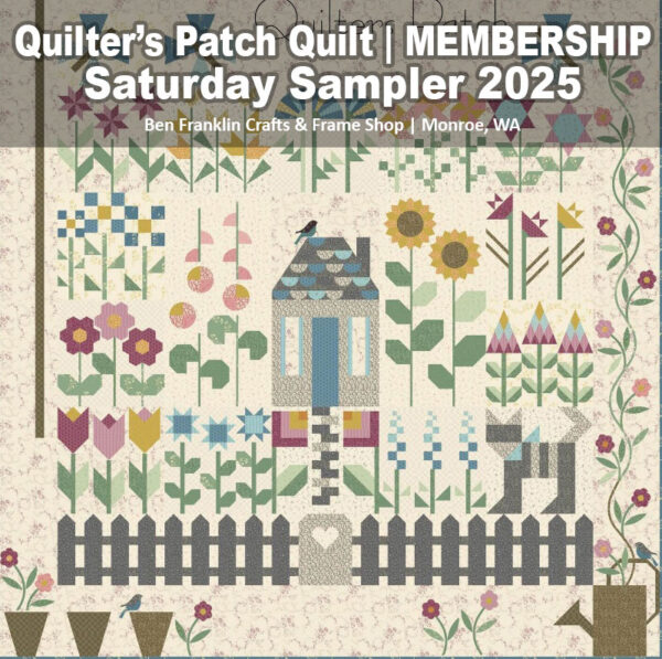 Quilter's Patch Quilt - Saturday Sampler 2025