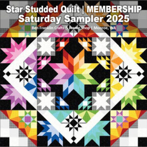 Star Studded Quilt - Saturday Sampler 2025