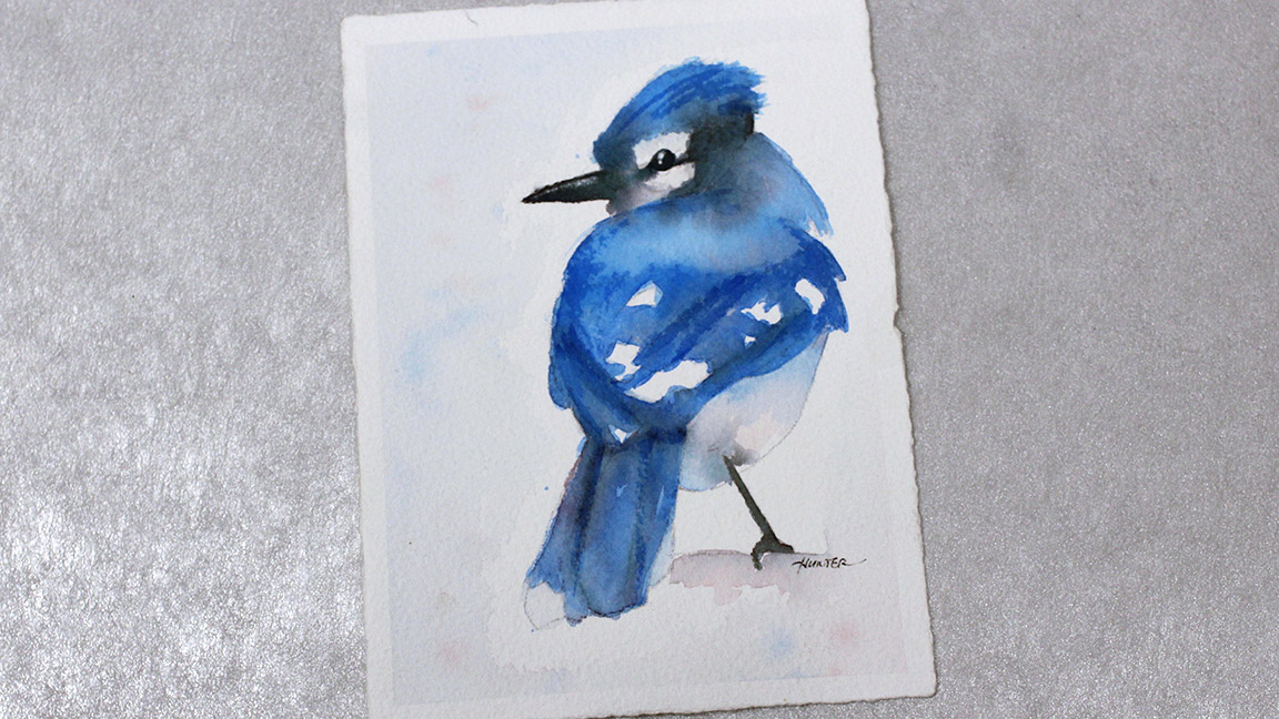 Class: Watercolor Blue Jay