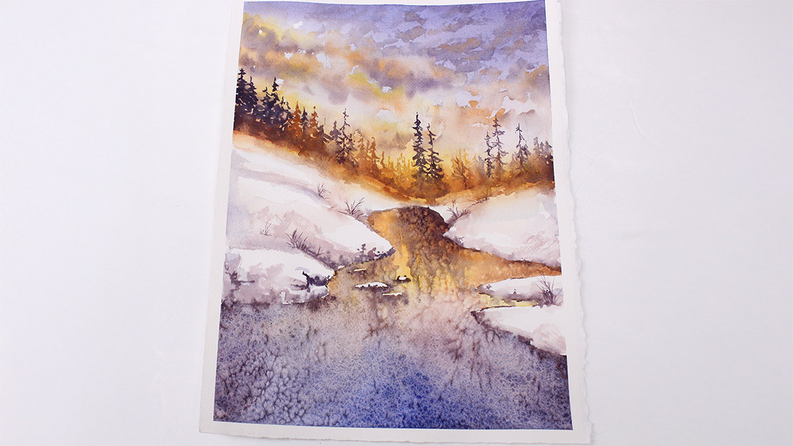 Class: Watercolor Painting Winter Landscape
