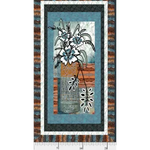 STILL LIFE fabric panel by Jamie Kalvestran for P&B Textiles