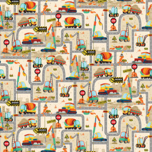 ANOTHER BRICK IN THE WALL fabric by Nidhi Wadhwa for Blank Quilting