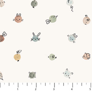 COTTON-TALE fabric by Bernadett Urbanovics for FIGO