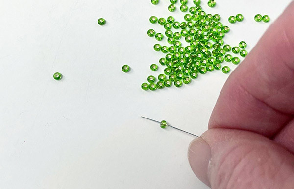How to string beads on a cord