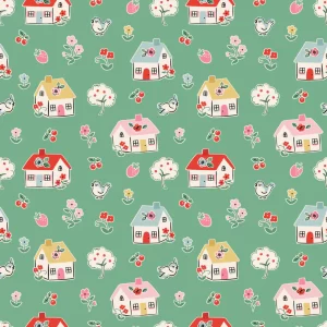 HOME SWEET HOME fabric by Elea Lutz for Poppie Cotton