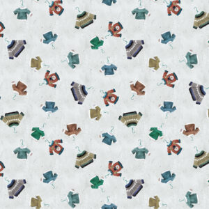 THE SECRET LIFE OF SQUIRRELS II fabric by Nancy Rose for Clothworks