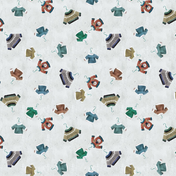 THE SECRET LIFE OF SQUIRRELS II fabric by Nancy Rose for Clothworks