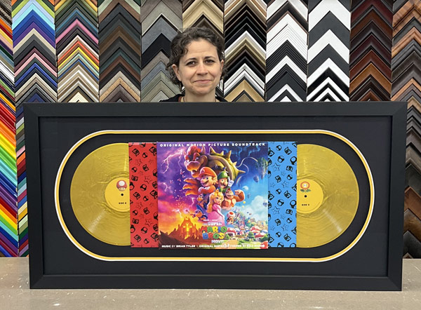 Custom Framed Vinyl Record