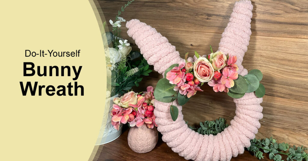 DIY Bunny Wreath