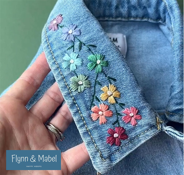 Embroidery model by Flynn & Mabel