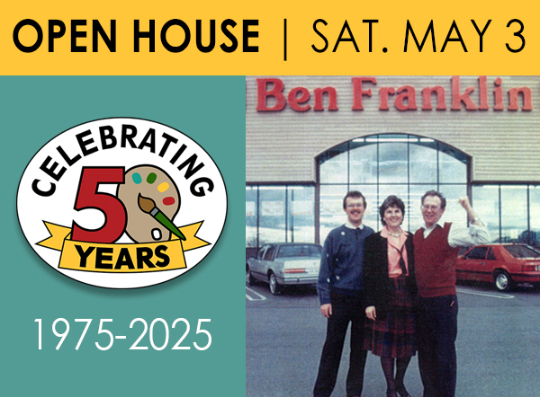 Ben Franklin Crafts 50-Year Open House