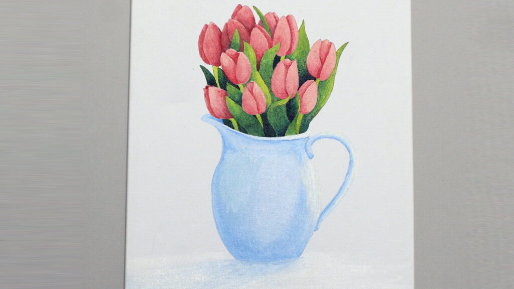 Acrylic Painting Class: Tulips