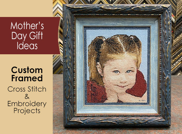 Custom Framed Cross Stitch & Embroidery Projects