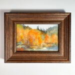 Small Works Fine Art Shop | 20. Fall Trees by Joan Pinney