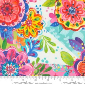 FLOWER PATCHES fabric by Amarilys Henderson for Moda Fabrics - 21821 11