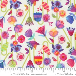 FLOWER PATCHES fabric by Amarilys Henderson for Moda Fabrics - 21822 11