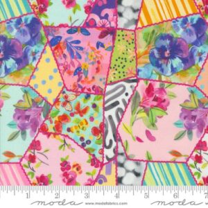 FLOWER PATCHES fabric by Amarilys Henderson for Moda Fabrics - 21824 11
