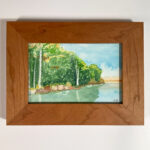 Small Works Fine Art Shop | 22. New York Lake by Lauren Snyder