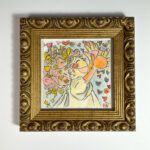 Small Works Fine Art Shop | 24. Girl with Hearts Blessing by Yui Phillips