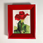 Small Works Fine Art Shop | 28. Watercolor Rose by Patti Halliburton