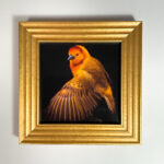 Small Works Fine Art Shop | 35. Golden Finch by Sonya Lang