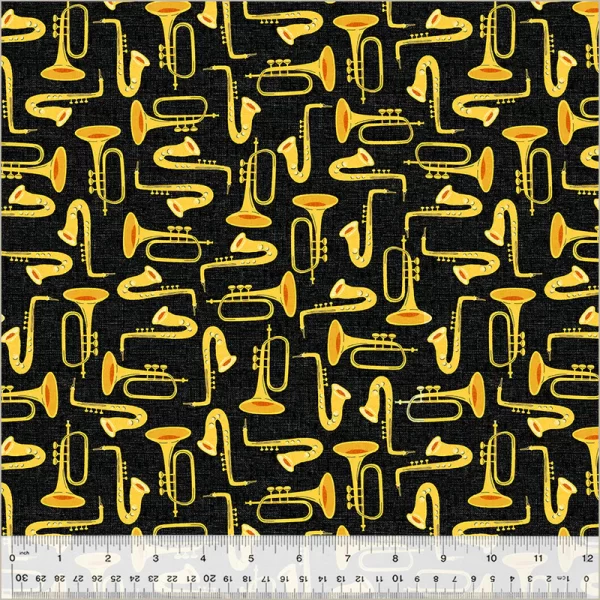 FEELING JAZZY fabric by Whistler Studios for Windham Fabrics - 54430-1