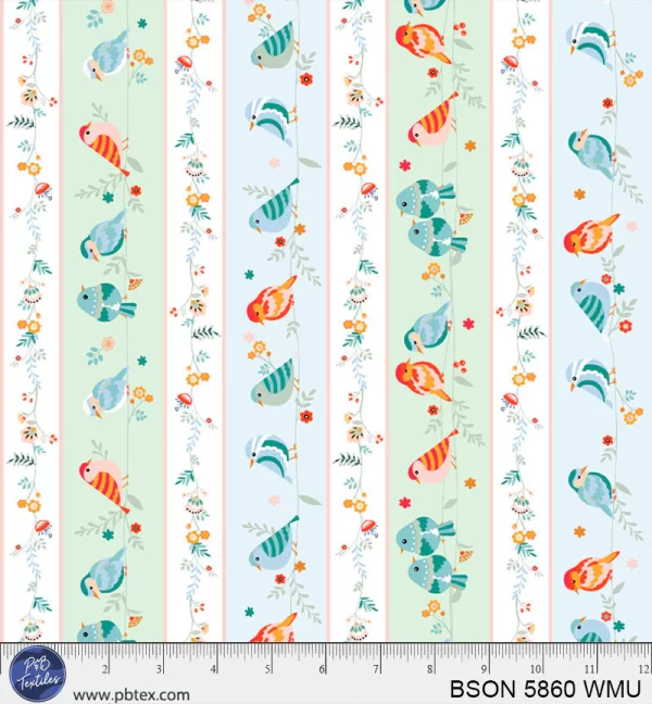 BIRD SONG by Geetanjali Behera for P & B Textiles