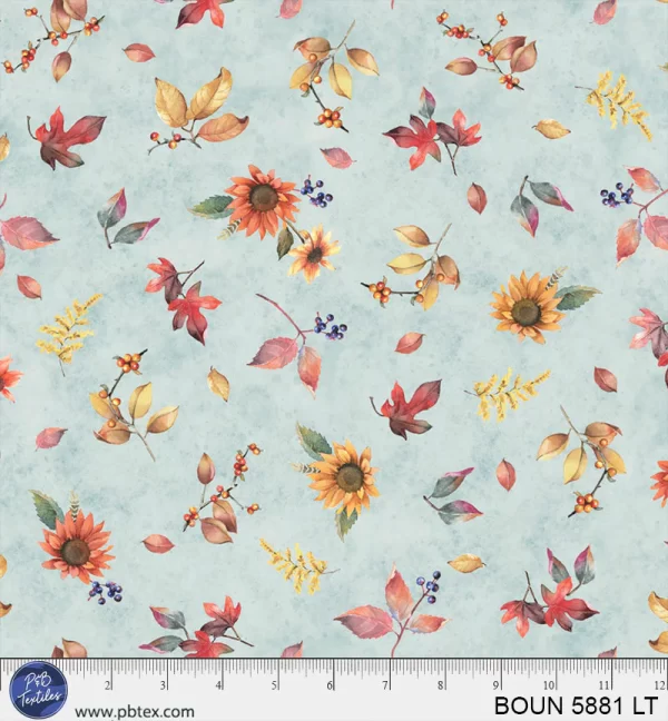 BOUNTIFUL fabric by Sandy Clough for P & B Textiles