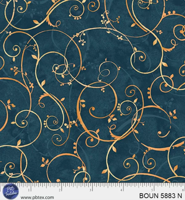 BOUNTIFUL fabric by Sandy Clough for P & B Textiles