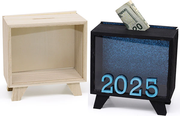 Graduation DIY Wood Bank idea