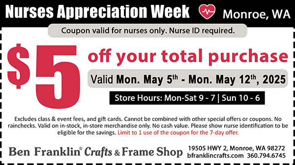 Coupon for Nurse Appreciation Week