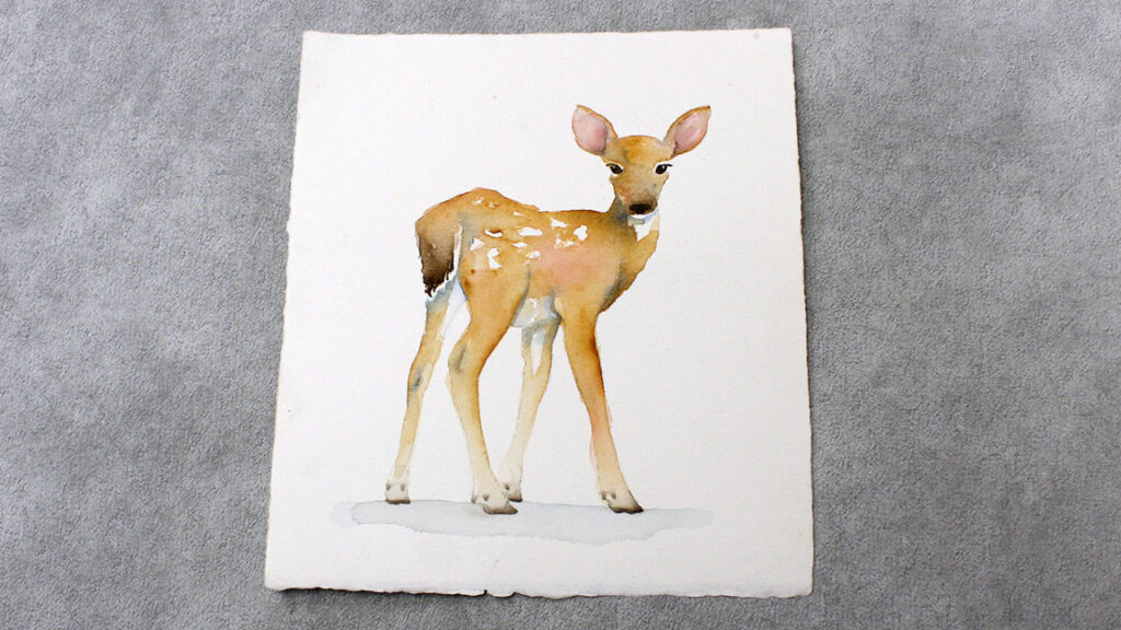 Watercolor Painting Class: Fawn
