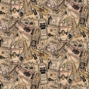 GOTHIC HALLOWEEN fabric by Dan DiPaolo for Clothworks - y4439_55