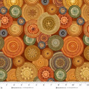CROW-MAZING fabric by Jan Mott for Henry Glass Fabrics - 3440-35