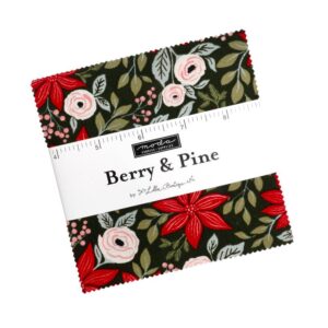 BERRY and PINE fabric Charm Pack by Lella Boutique for Moda Fabrics - 5240PP