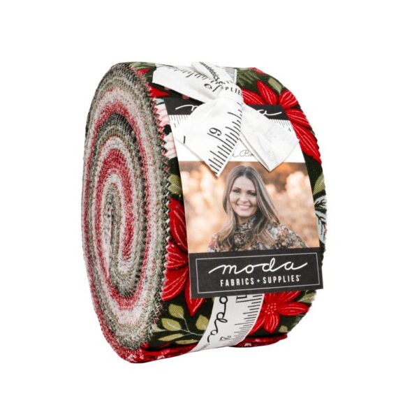 BERRY and PINE fabric Jelly Roll by Lella Boutique for Moda Fabrics - 5240jr