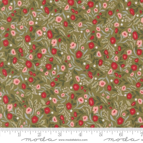 BERRY and PINE fabric by Lella Boutique for Moda Fabrics - 5241 12