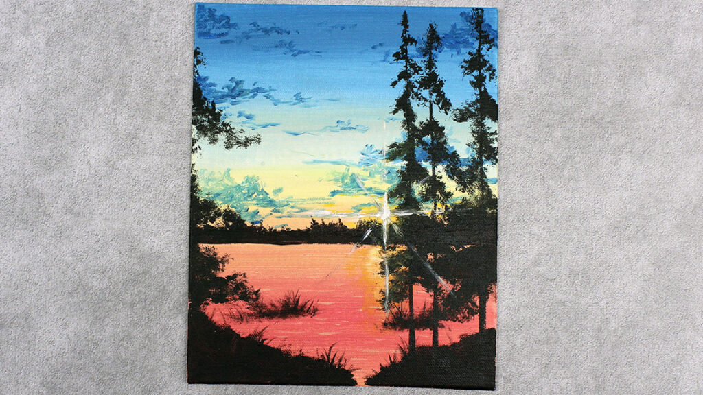 Acrylic Painting Class: Forest Pond