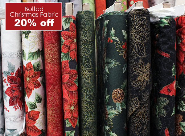 Bolted Christmas Fabric Sale