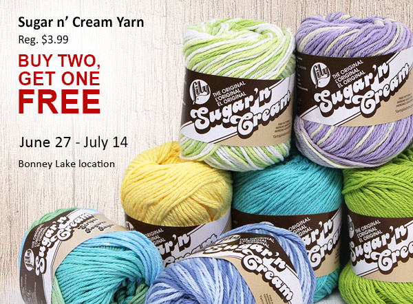 Sugar n' Cream Yarn Sale