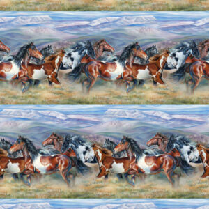 WILD AND FREE fabric by Rick Unger for Northcott - DP27601-42
